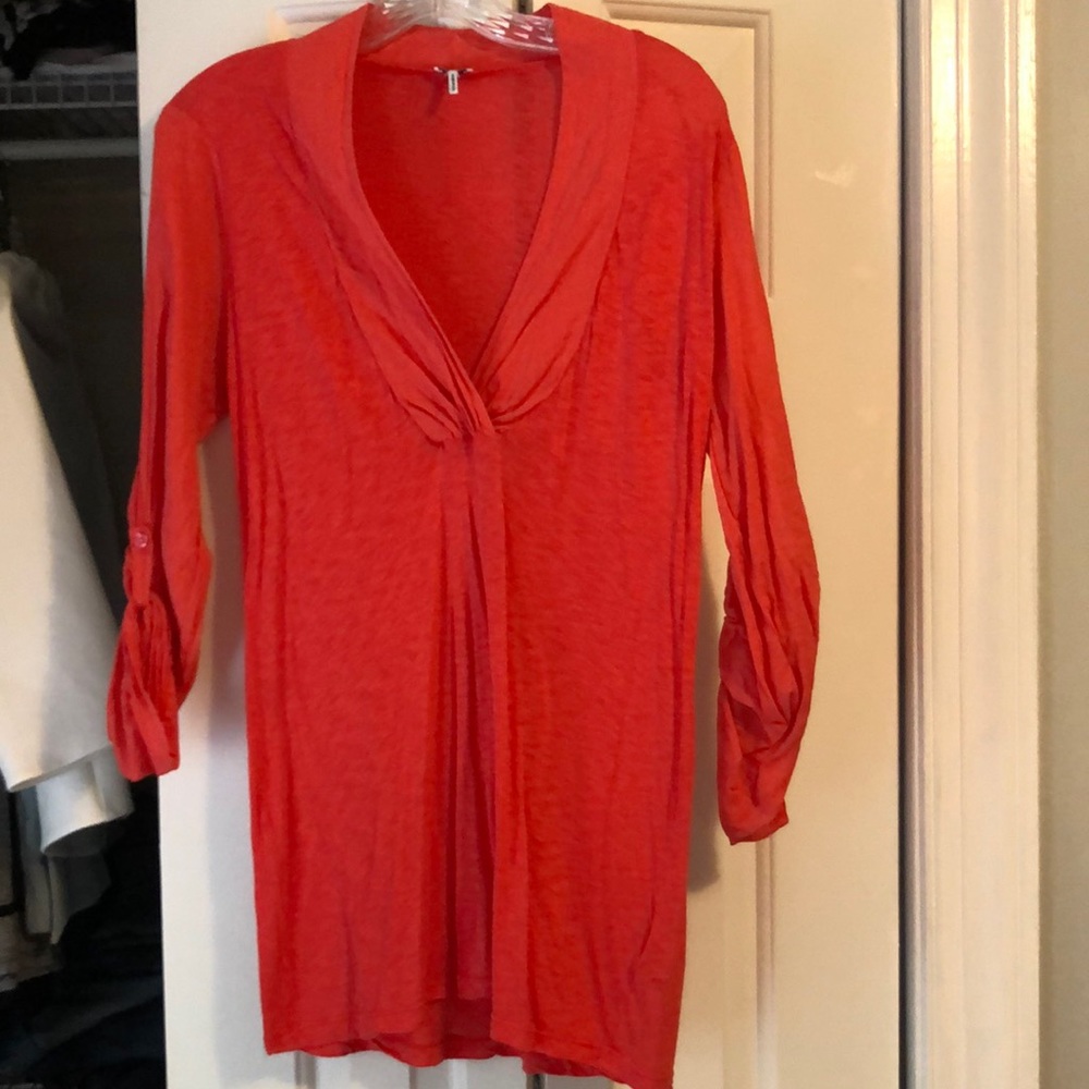 Coral orange Splendid tunic XS
